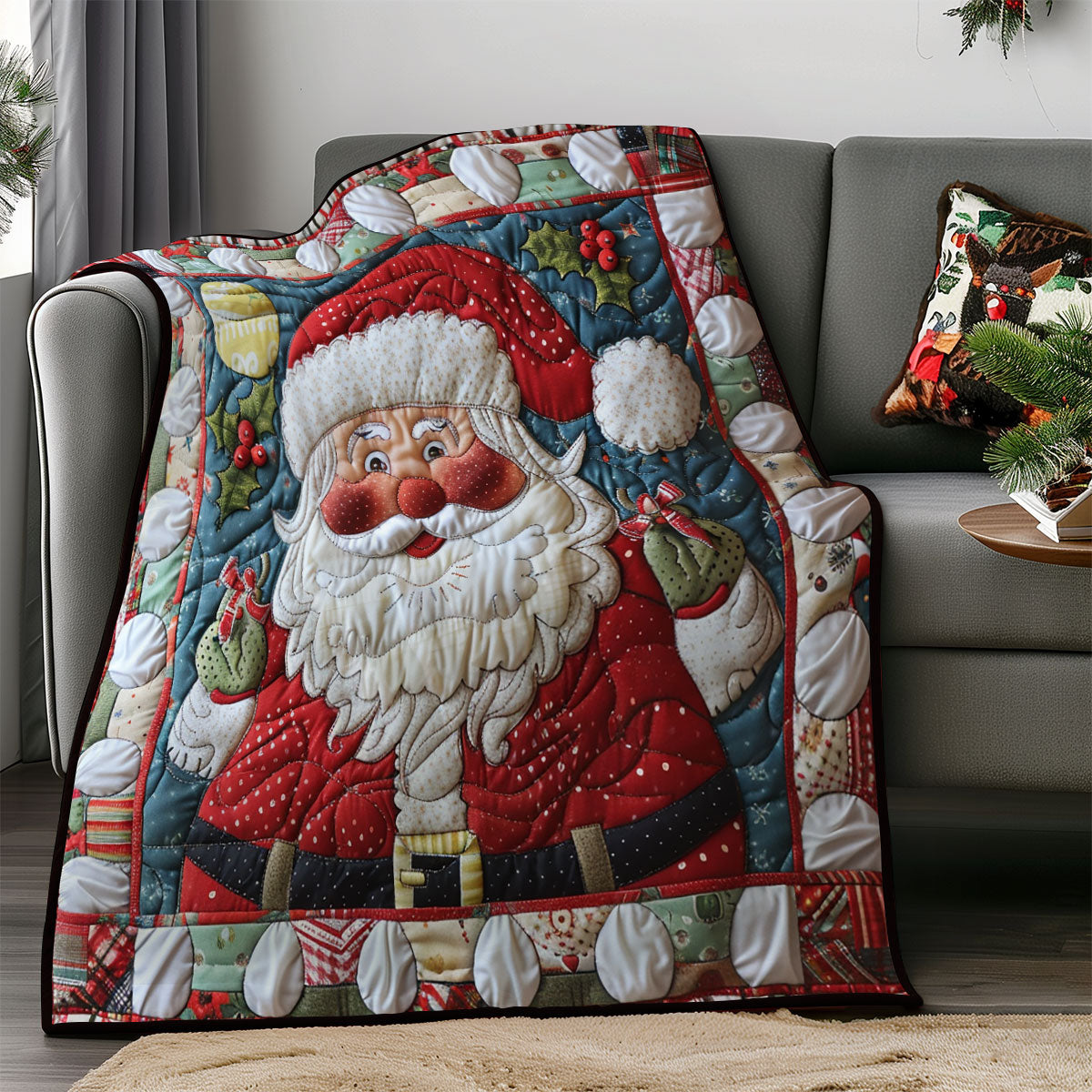 Christmas Santa SR1908012CL Quilt