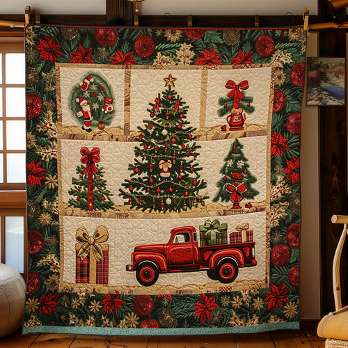 Christmas Tree And Red Truck WN1709020CL Quilt