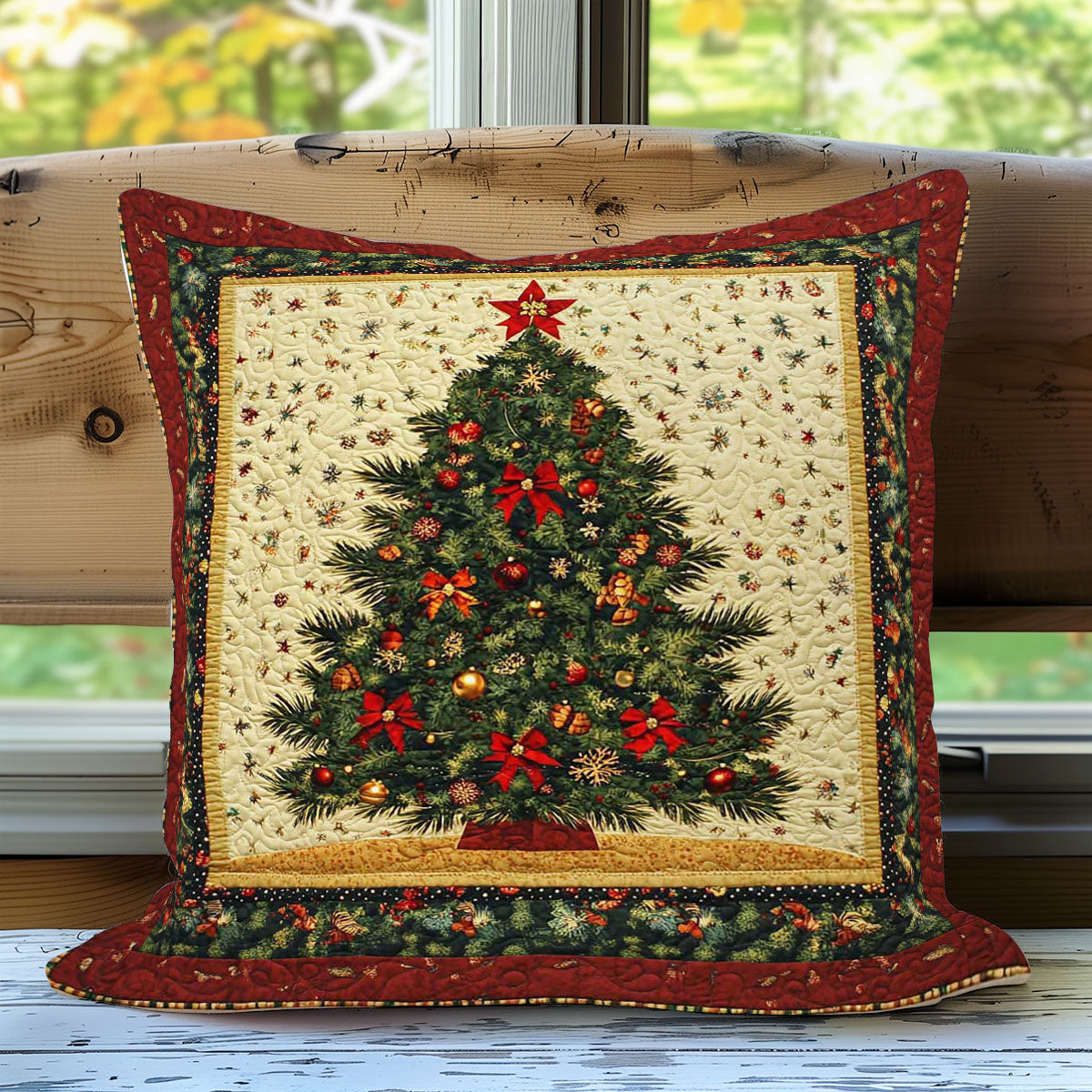 Christmas Tree WN0308033CL Quilt Pillow Case