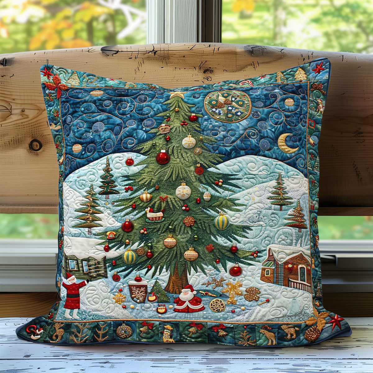 Christmas Tree WN2607046CL Quilt Pillow Case