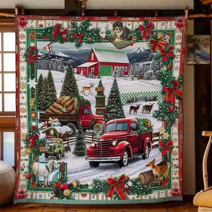 Christmas Truck Joy WN3008031CL Quilt