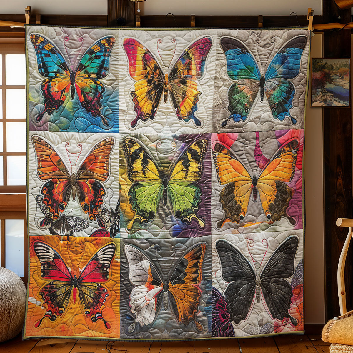 Colorful Butterflies SR2108019CL Quilt