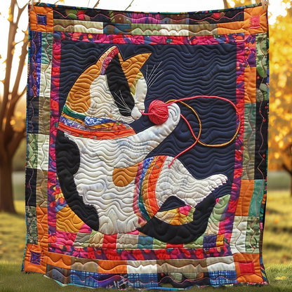 Colorful Cat And Yarn SR1308029CL Quilt