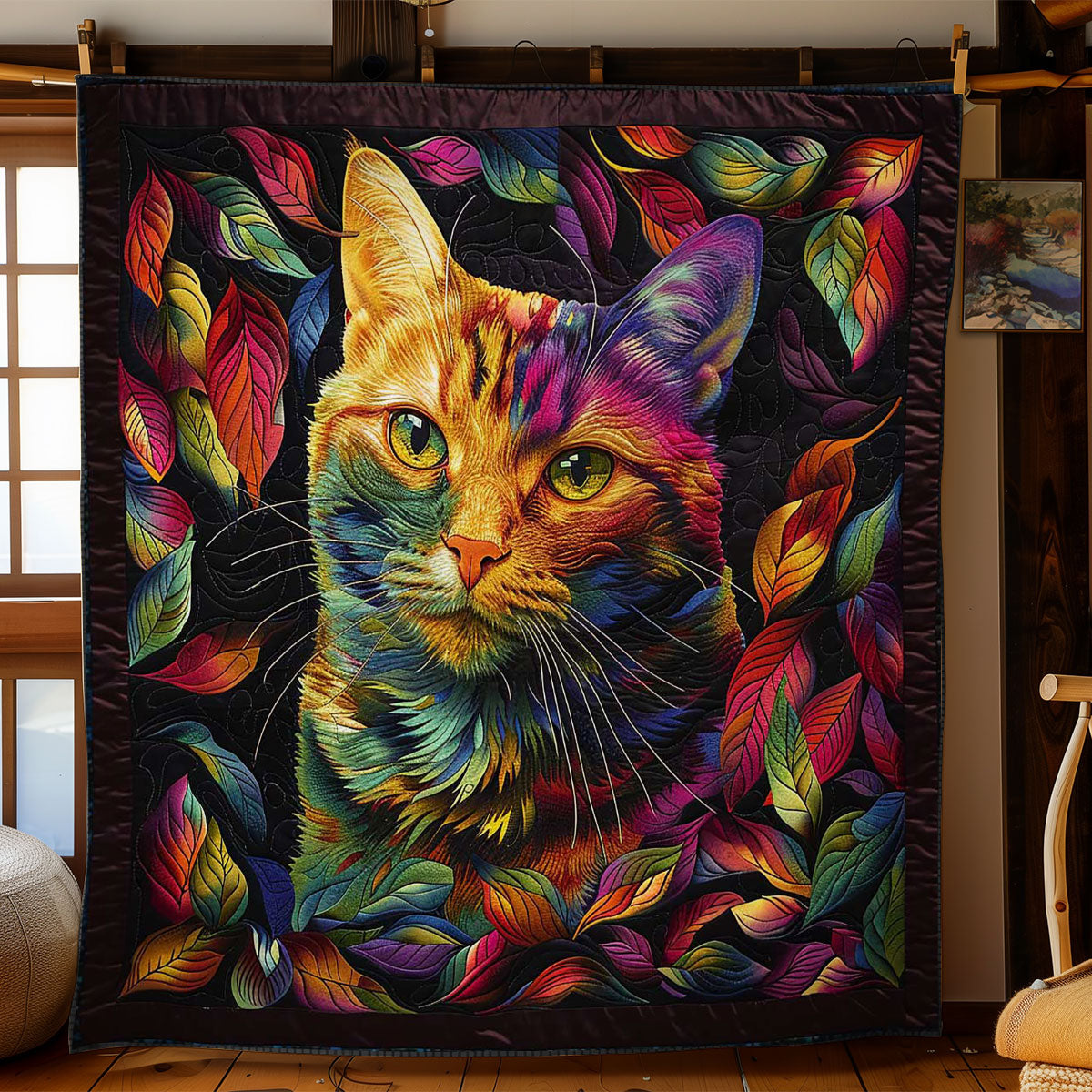 Colorful Cat Magic WN2808054CL Quilt