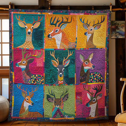 Colorful Deer SR2108015CL Quilt