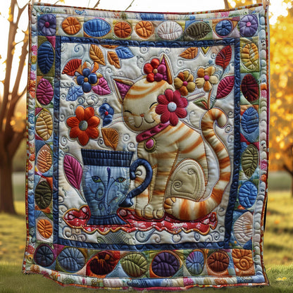 Colorful Happy Cat SR1508016CL Quilt