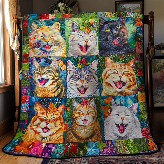 Colorful Happy Cat WM2908022CL Quilt