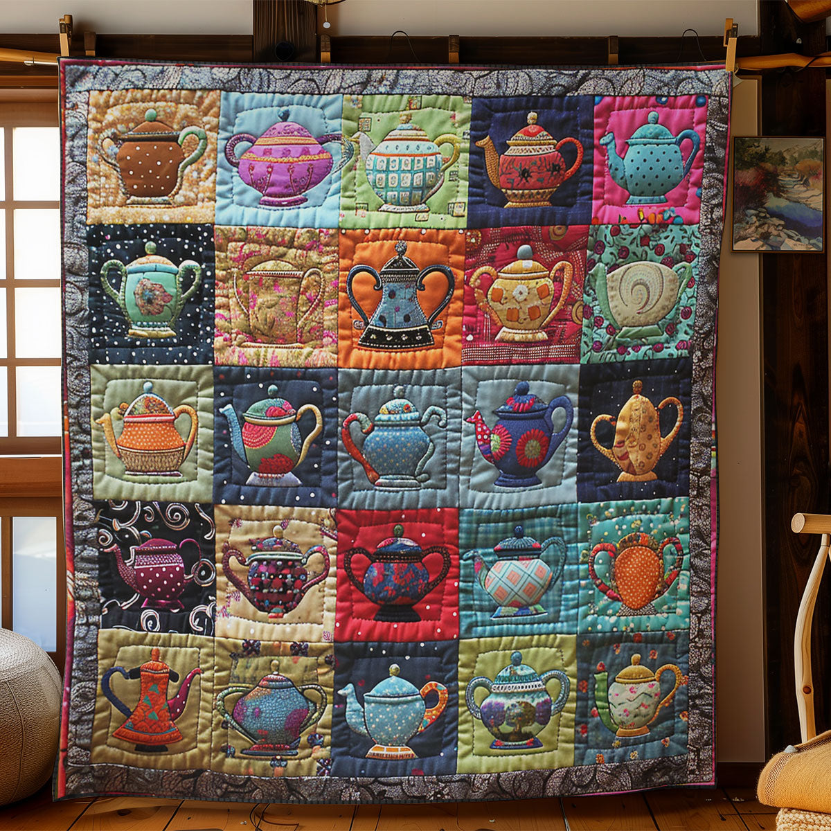 Colorful Tea Time SR2108021CL Quilt