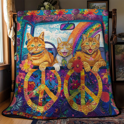 Colorful Trip Cat WM2408043CL Quilt