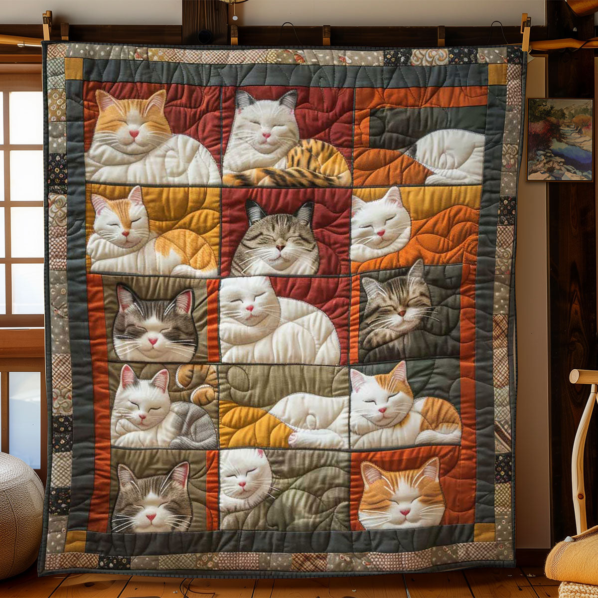 Content Cats WN2108031CL Quilt