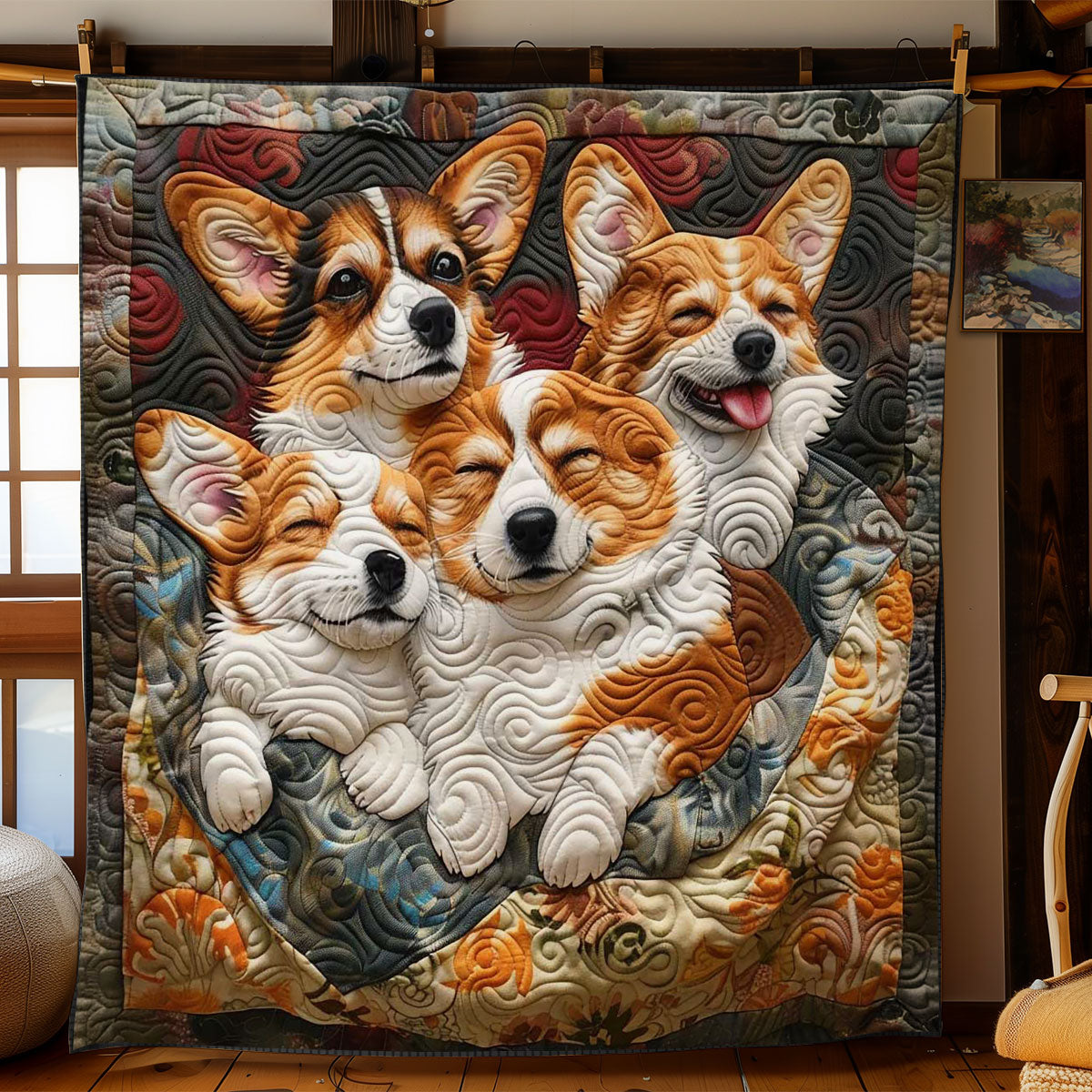 Corgi Bliss WN2808062CL Quilt