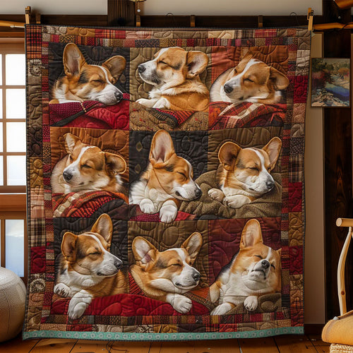Corgi Warm Slumber WN1209006CL Quilt