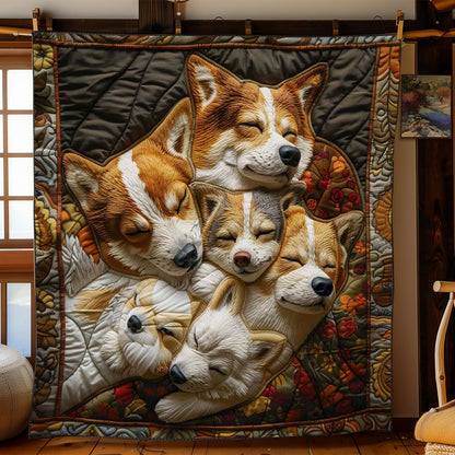 Corgi’s Blissful WN2808086CL Quilt