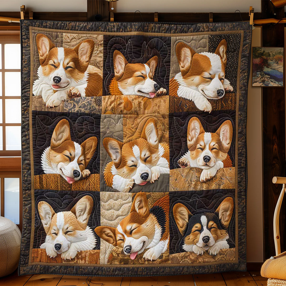 Corgi’s Comfort Zone WN2808106CL Quilt