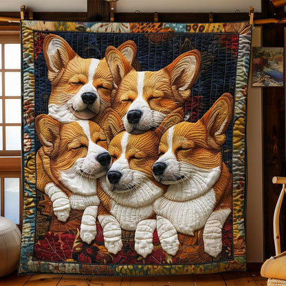 Corgi’s Happy Haven WN2808089CL Quilt