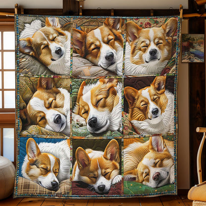 Corgi’s Happy Rest WN2808105CL Quilt