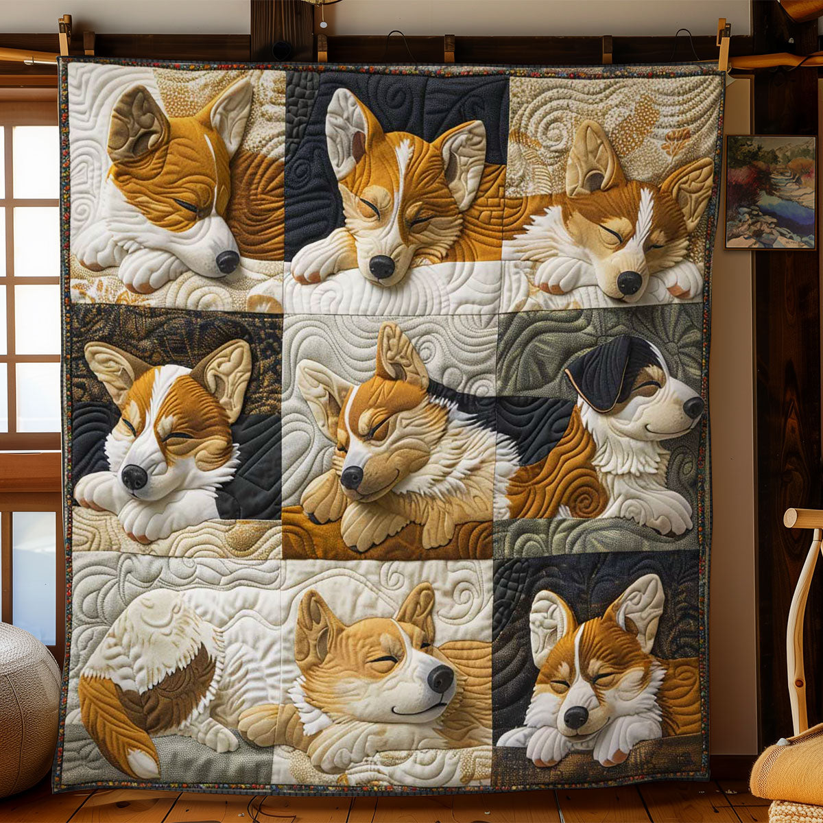 Corgi’s Plush Comfort Nest WN2808099CL Quilt