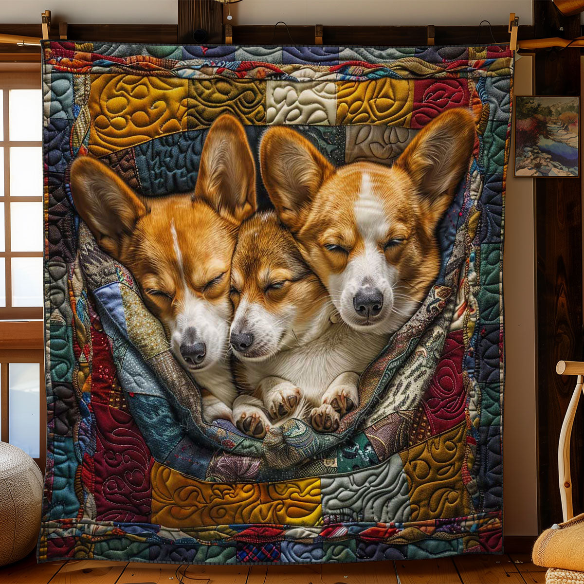 Corgi’s Plush Comfort WN2808072CL Quilt