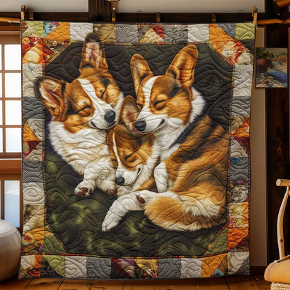 Corgi’s Plush Rest WN2808092CL Quilt