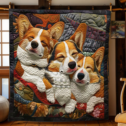 Corgi’s Restful Refuge WN2808061CL Quilt