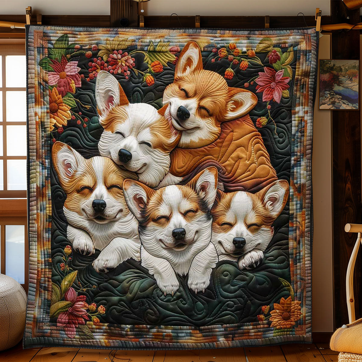 Corgi’s Soft Haven WN2808077CL Quilt