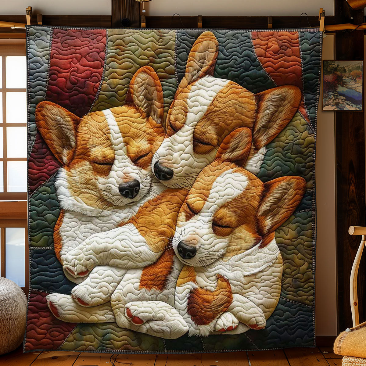 Corgi’s Soft Nest WN2808085CL Quilt