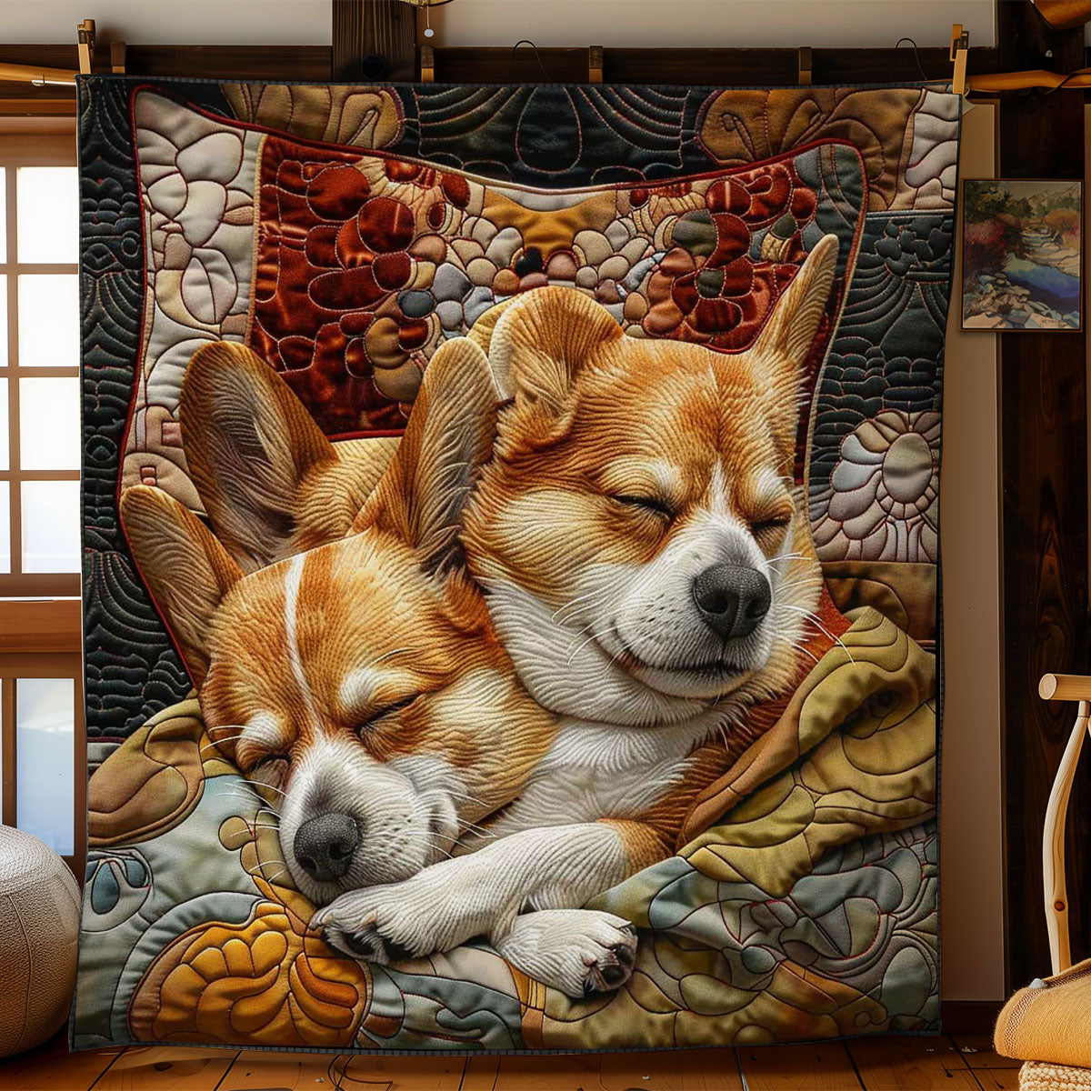 Corgi’s Soft Snuggle WN2808065CL Quilt