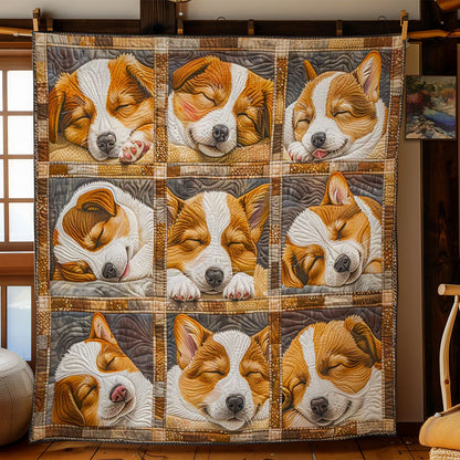 Corgi’s Sweet Retreat WN2808097CL Quilt