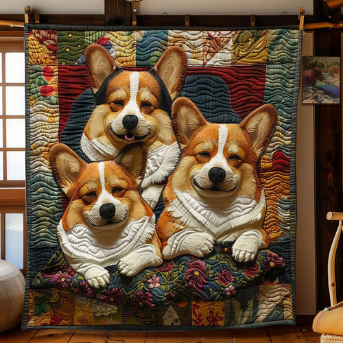 Corgi’s Warm Cuddle WN2808060CL Quilt