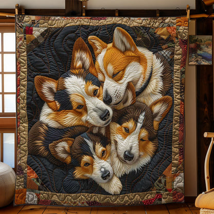 Corgi’s Warm Nest WN2808093CL Quilt