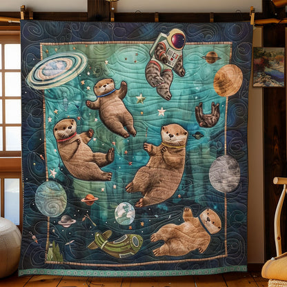 Cosmic Otter Explorers WN0909060CL Quilt