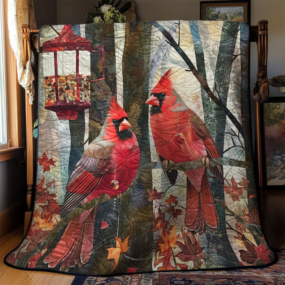 Couple Cardinals WM2308030CL Quilt