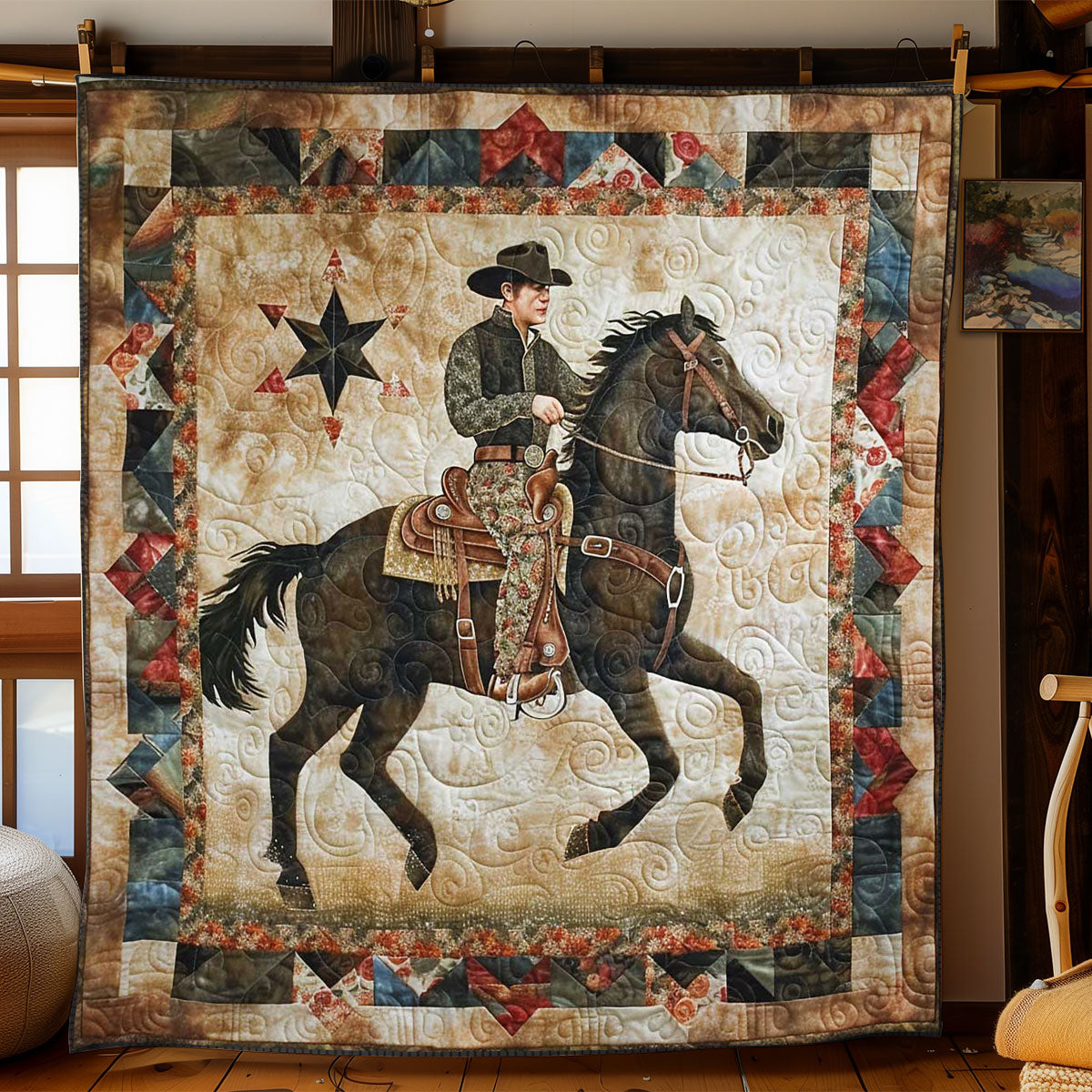 Cowboy Ride WN2108009CL Quilt