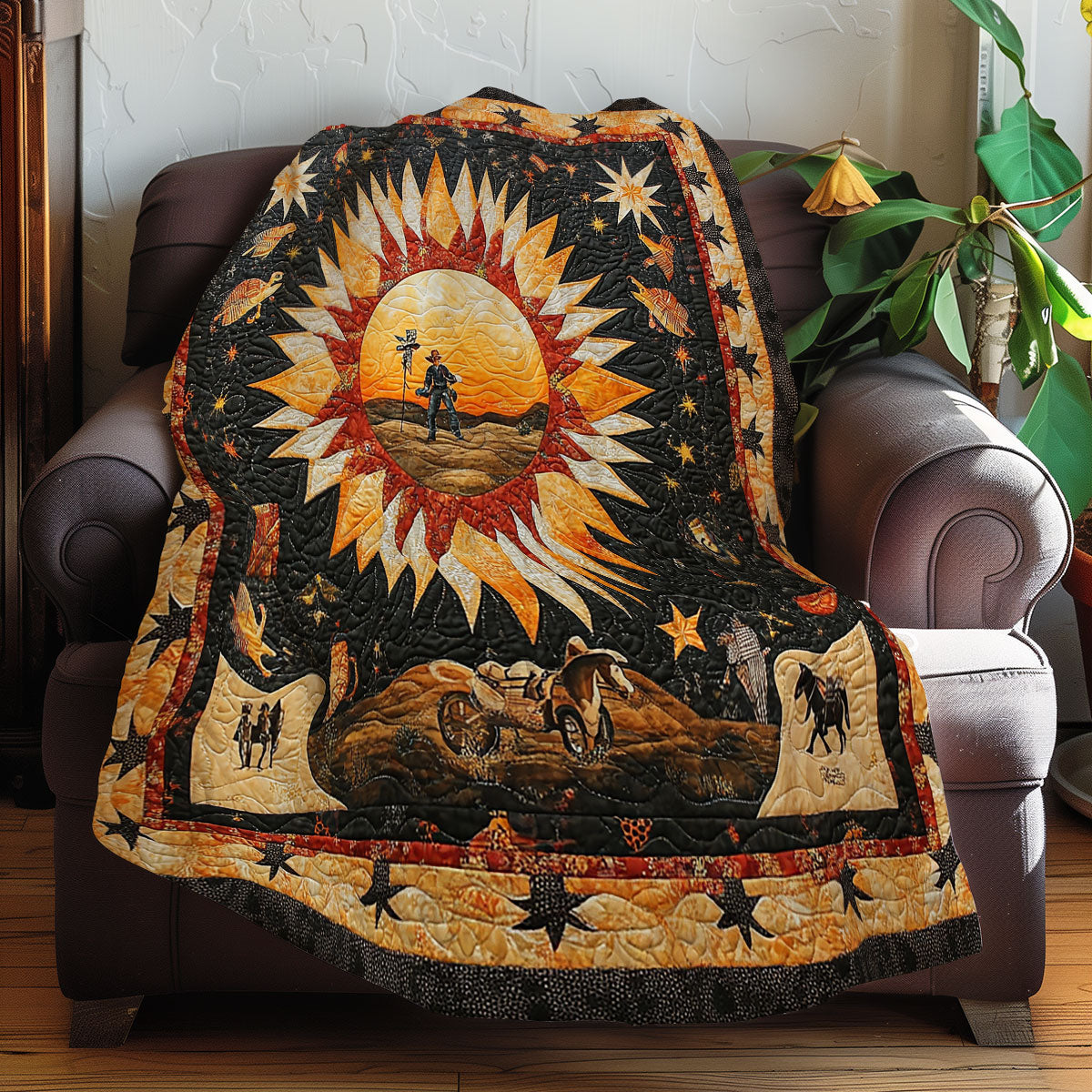 Cowboy Sun WN0108053CL Quilt