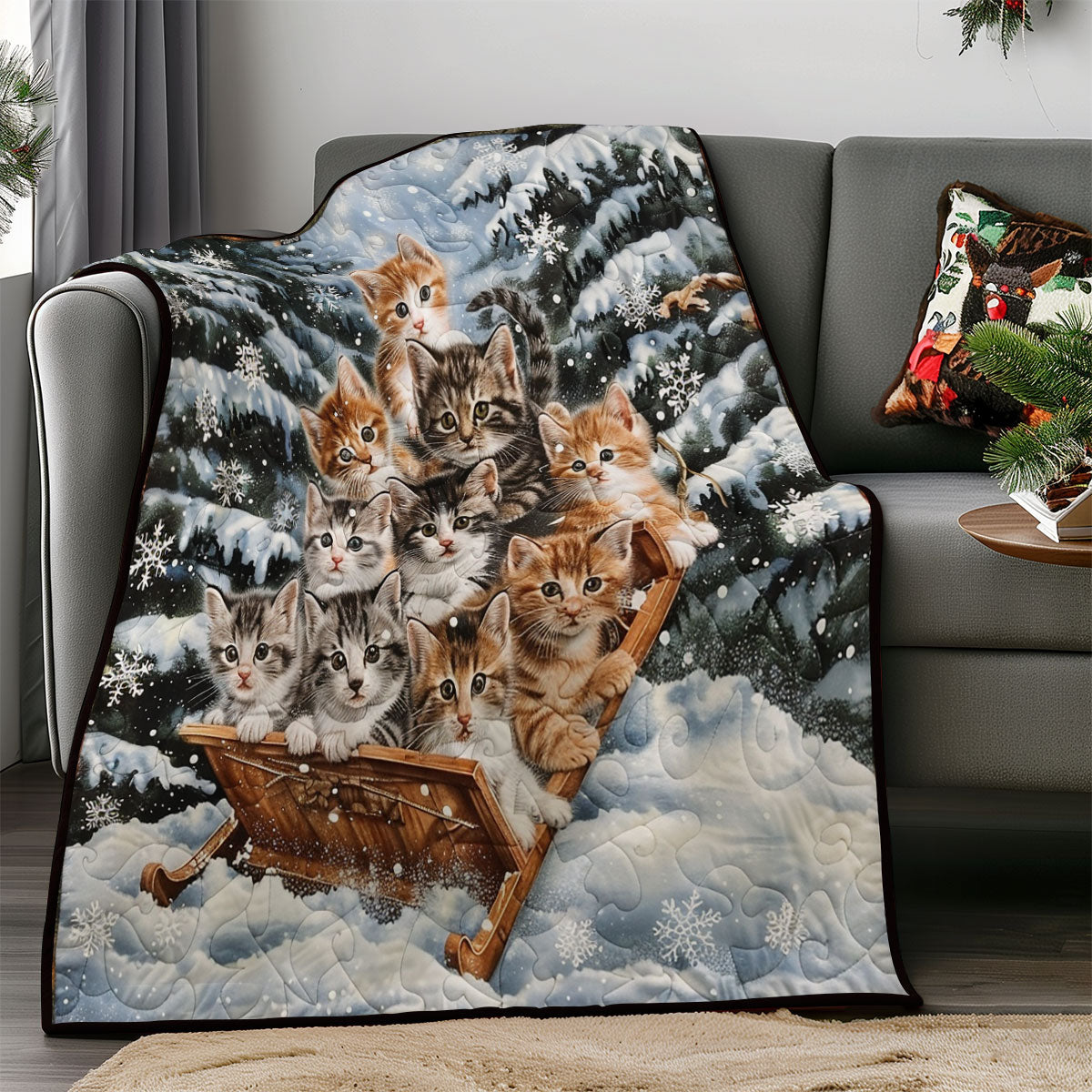 Cozy Cat SR1908038CL Quilt