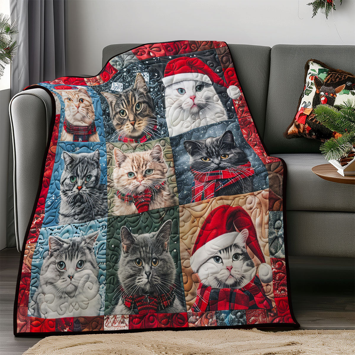 Cozy Cat SR2008045CL Quilt