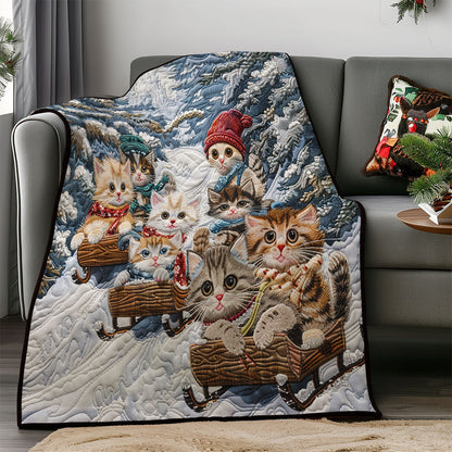 Cozy Cat Skiing SR1908040CL Quilt