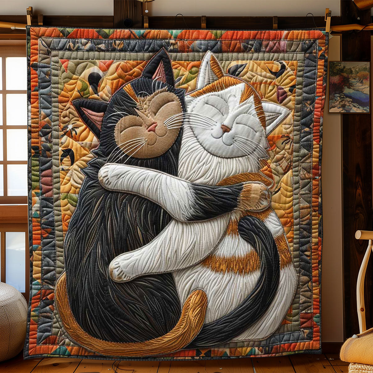 Cozy Cats WN1508001CL Quilt