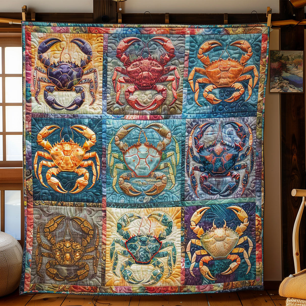 Crabs' Beach Bonanza WN2708071CL Quilt