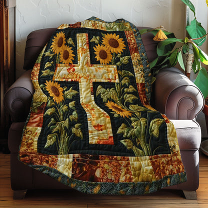 Cross & Sunflowers WN0208046CL Quilt