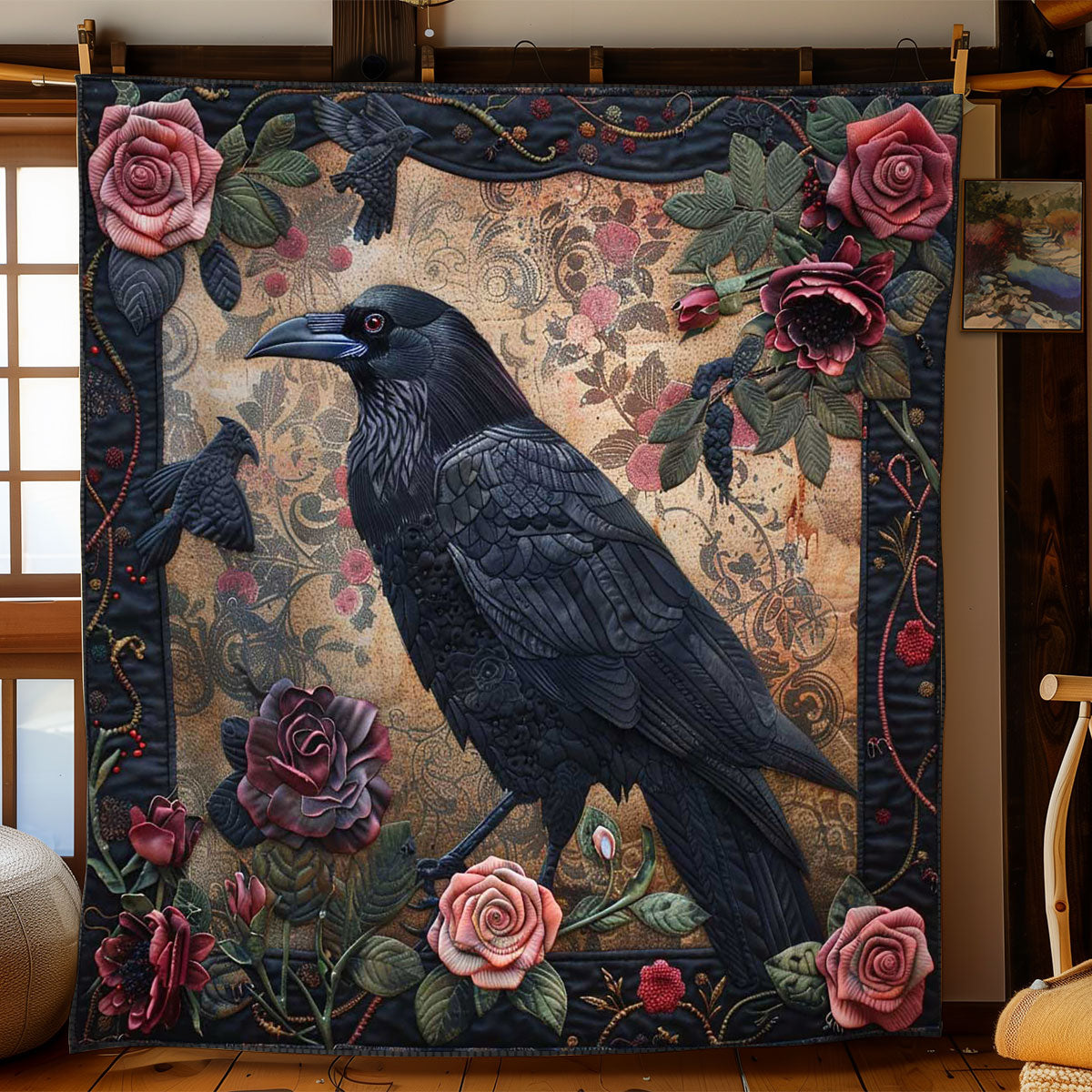 Crow Rose Retreat WN2108154CL Quilt