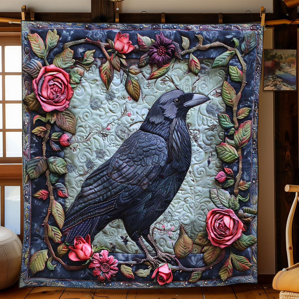 Crow Rose Sanctuary WN2108146CL Quilt