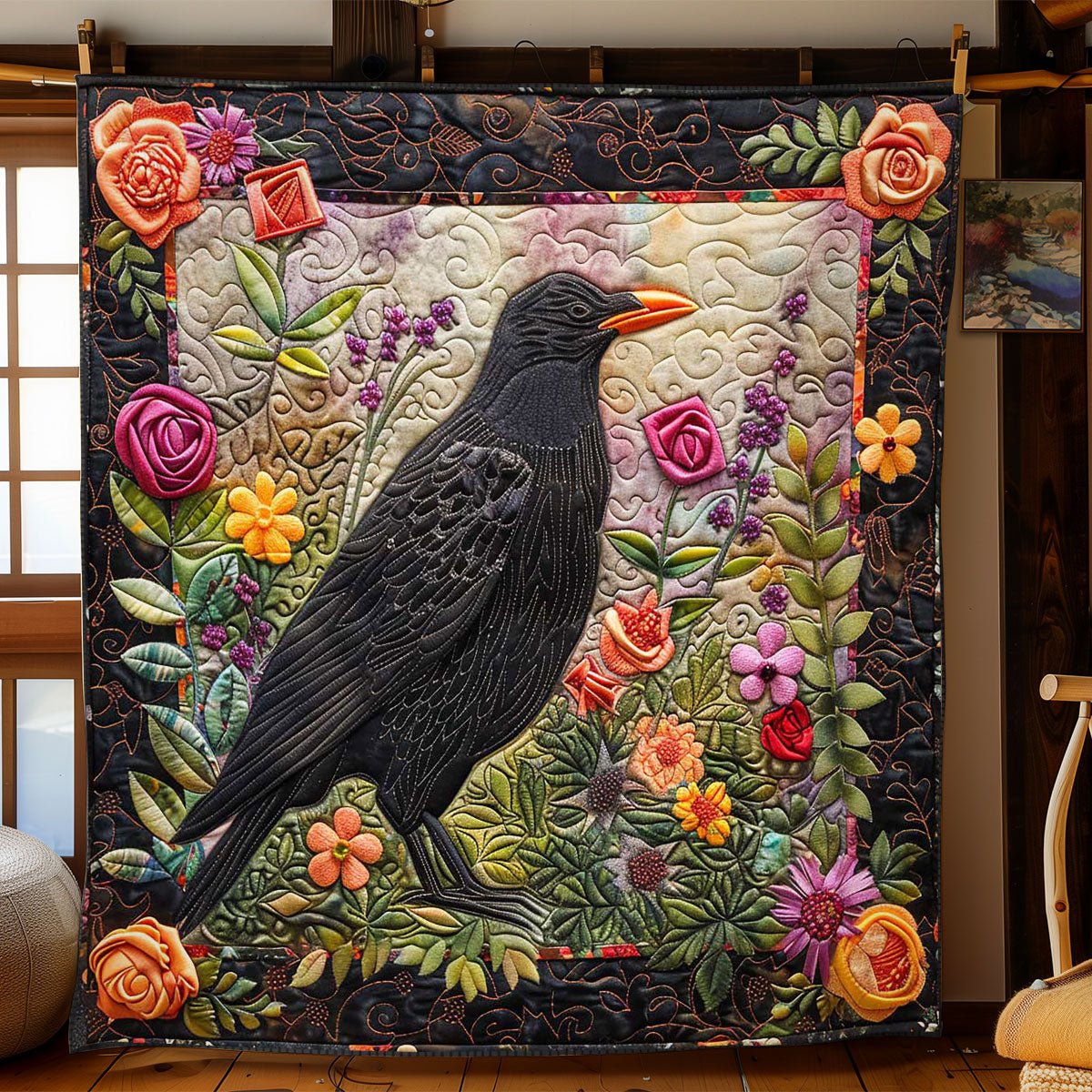 Crow Thorn Garden WN2108152CL Quilt