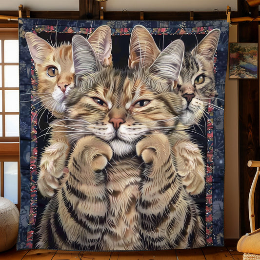 Cuddle Cats WN2208008CL Quilt