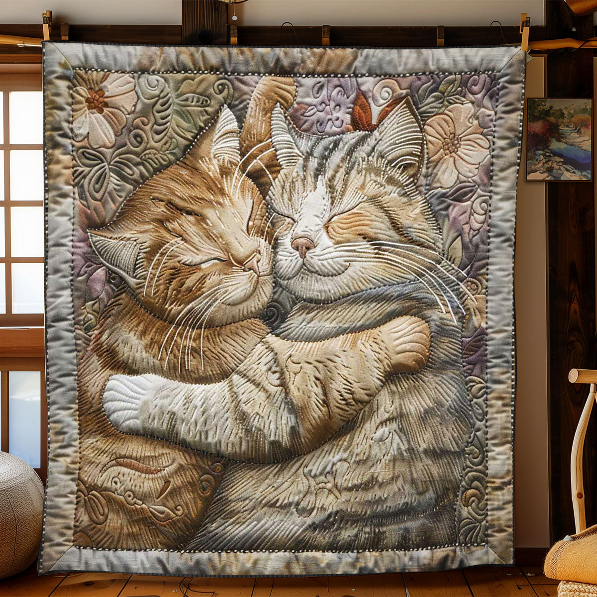 Cuddly Cats WN1508005CL Quilt