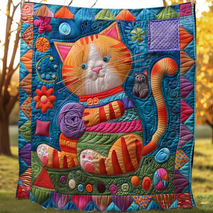 Cute Cat And Yarn SR1308044CL Quilt