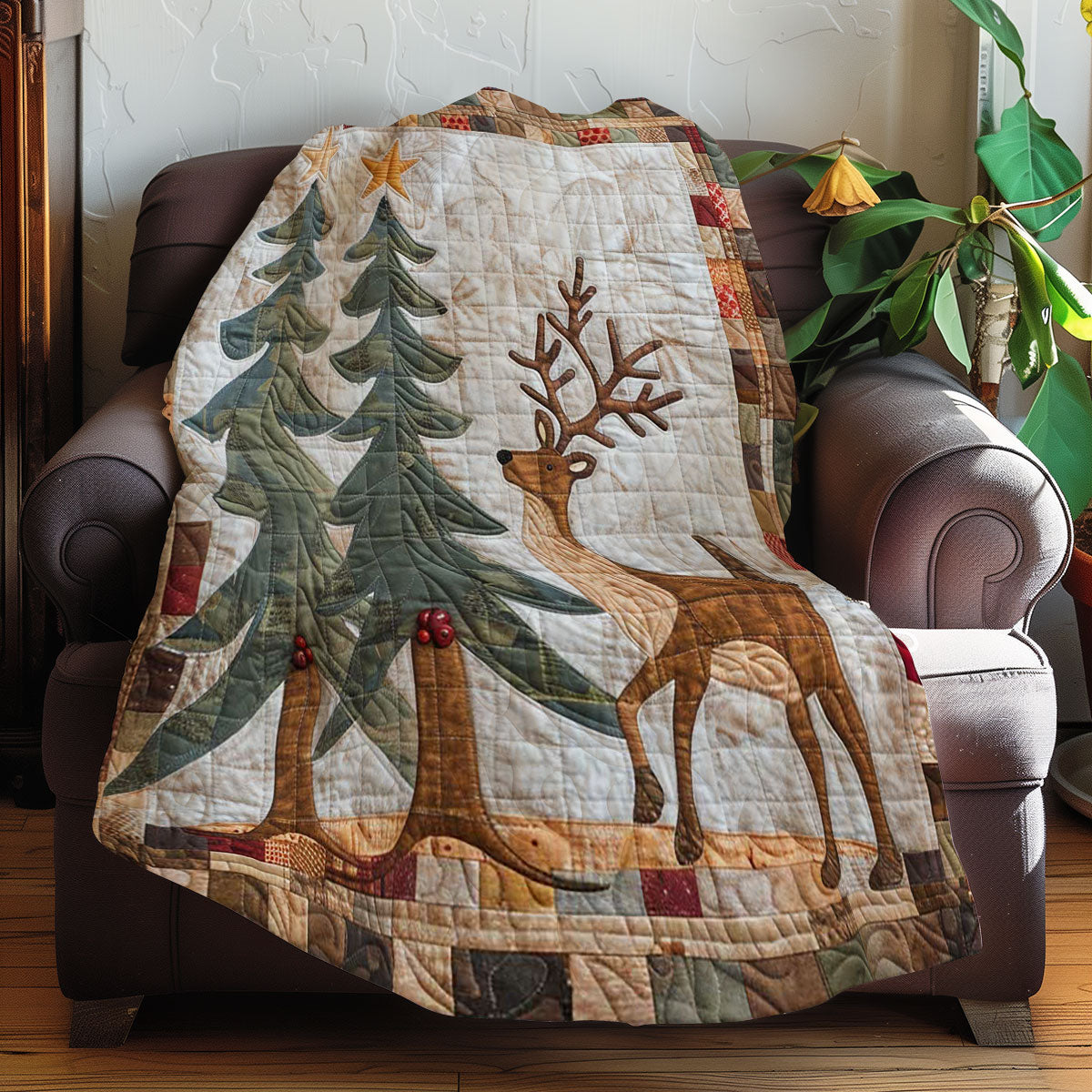 Cute Christmas Rudolph WN2907027CL Quilt