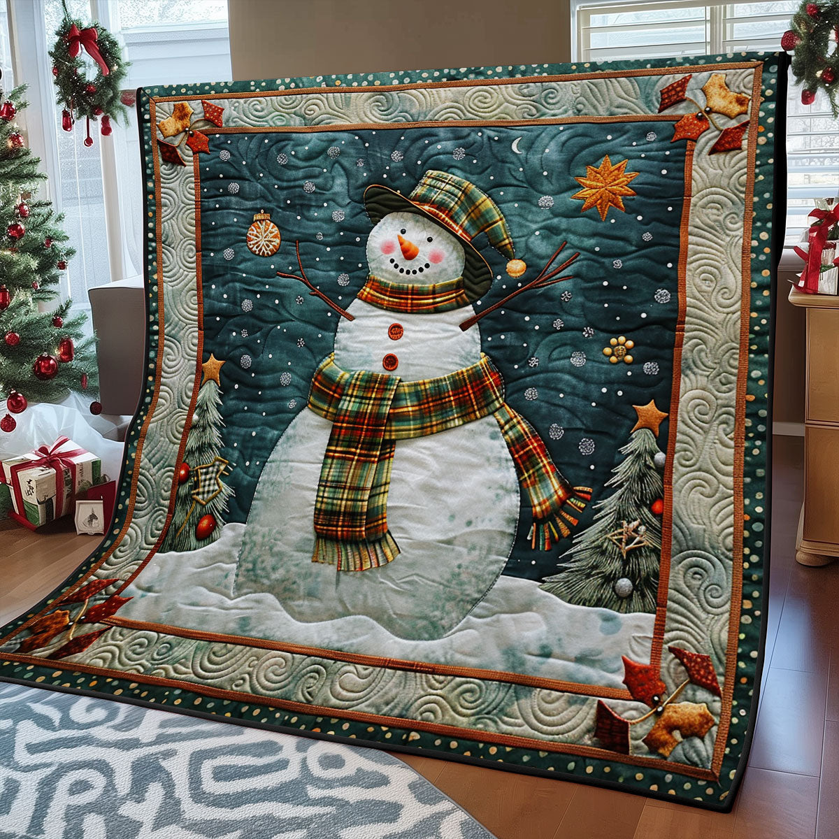 Cute Snowman SR1408023CL Quilt