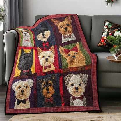 Cute Terriers WM0608002CL Quilt