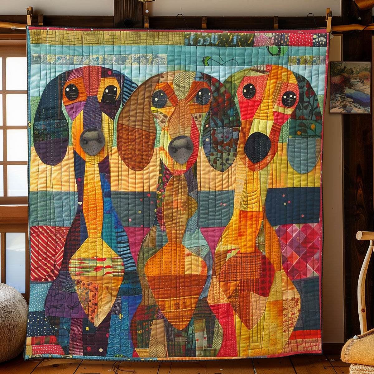 Dachshund Buddy WN1508014CL Quilt